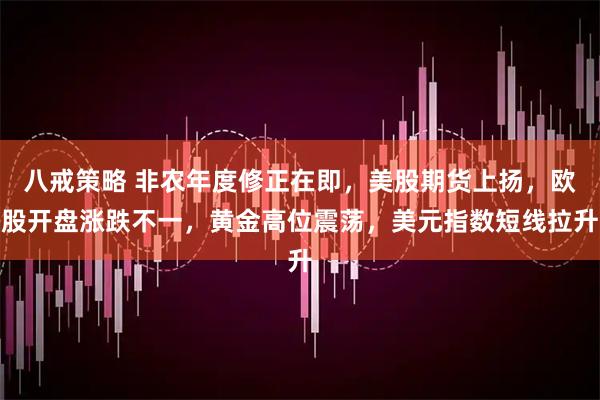 八戒策略 非农年度修正在即，美股期货上扬，欧股开盘涨跌不一，黄金高位震荡，美元指数短线拉升