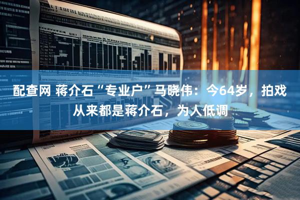 配查网 蒋介石“专业户”马晓伟：今64岁，拍戏从来都是蒋介石，为人低调